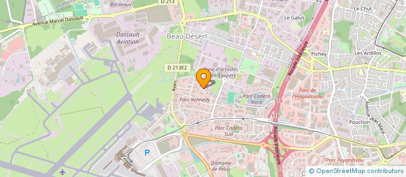 localisation de l'entreprise LA COMPAGNIE DES CONTINENTS  MERIGNAC