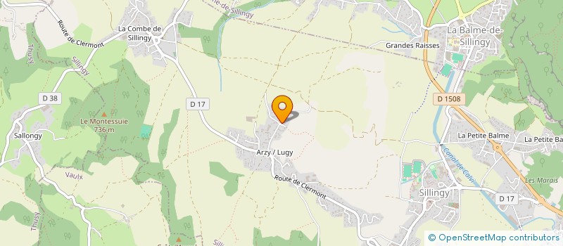 localisation de l'entreprise LA COMPAGNIE DES COURS  SILLINGY