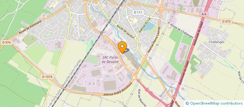 localisation de l'entreprise LA COMPAGNIE DES CRUS CLASSES à BEAUNE