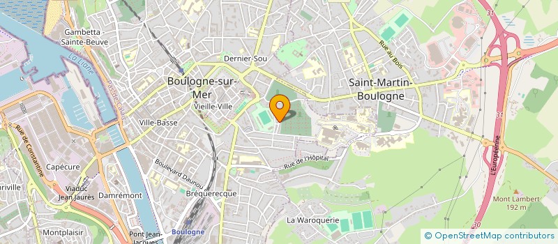 localisation de l'entreprise LA COMPAGNIE DES DOCKS à BOULOGNE-SUR-MER