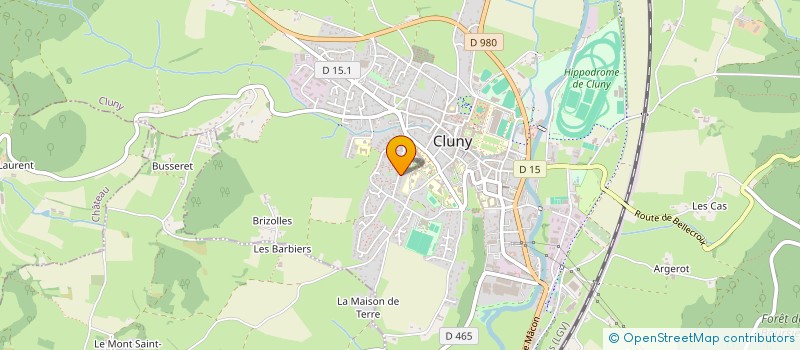 localisation de l'entreprise LA COMPAGNIE DES DOUDOUS à CLUNY