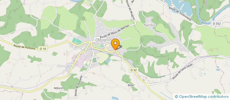 localisation de l'entreprise LA COMPAGNIE DES EGALITHES  MUGRON