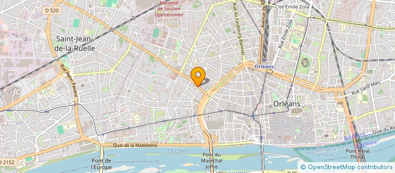 localisation de l'entreprise LA COMPAGNIE DES ENERGIES RENOUVELABLES à ORLEANS