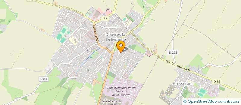 localisation de l'entreprise LA COMPAGNIE DES ENFANTS TERRIBLES à DOUVRES-LA-DELIVRANDE