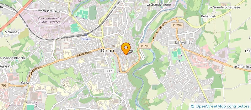 localisation de l'entreprise LA COMPAGNIE DES EUMENIDES à DINAN