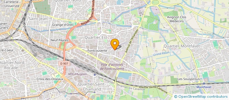 localisation de l'entreprise LA COMPAGNIE DES EVADES  AVIGNON