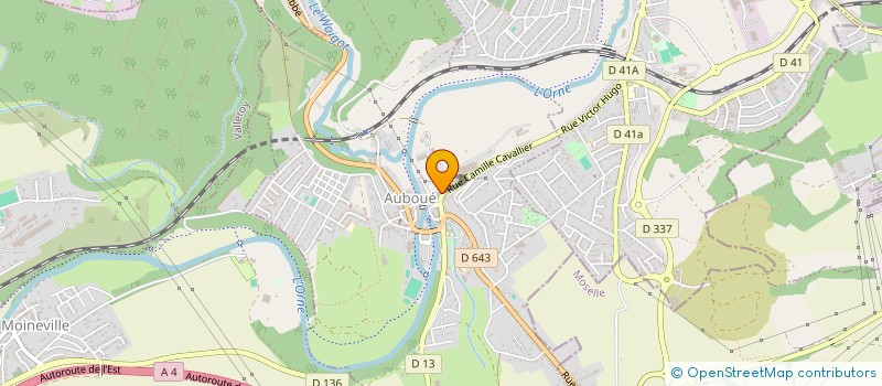 localisation de l'entreprise LA COMPAGNIE DES FARFELUS  AUBOUE