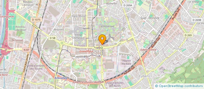 localisation de l'entreprise LA COMPAGNIE DES FEES à GRENOBLE