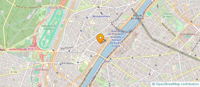 localisation de l'entreprise LA COMPAGNIE DES FEMMES FORMATION  PARIS