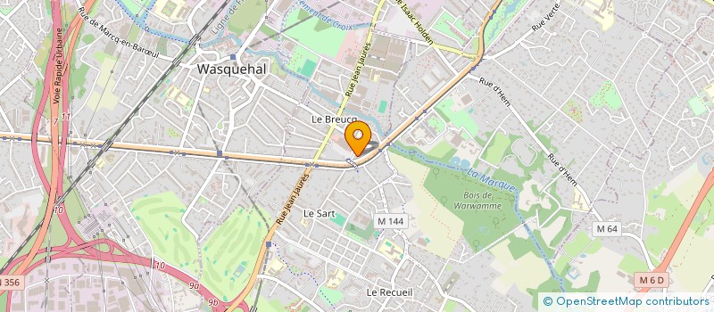 localisation de l'entreprise LA COMPAGNIE DES FRIMOUSSES à VILLENEUVE-D'ASCQ
