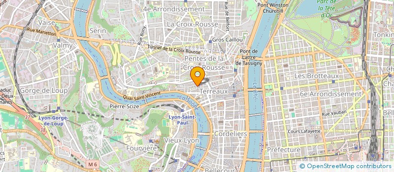 localisation de l'entreprise LA COMPAGNIE DES FUGITIFS à LYON