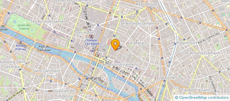 localisation de l'entreprise LA COMPAGNIE DES GALLINACES  PARIS