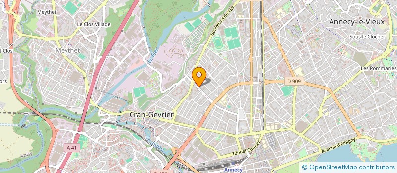 localisation de l'entreprise LA COMPAGNIE DES GENETS à ANNECY