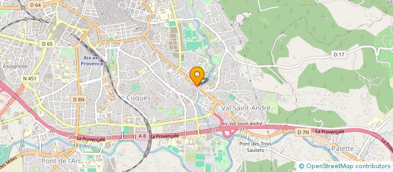 localisation de l'entreprise LA COMPAGNIE DES GENS CHANTEURS  AIX-EN-PROVENCE