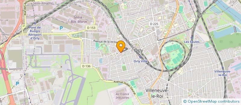 localisation de l'entreprise LA COMPAGNIE DES GOURMANDS  ORLY