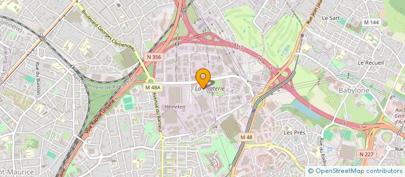 localisation de l'entreprise LA COMPAGNIE DES GOURMETS  VILLENEUVE-D'ASCQ