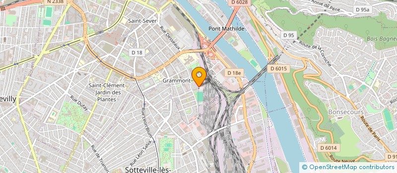 localisation de l'entreprise LA COMPAGNIE DES GROS OURS à ROUEN