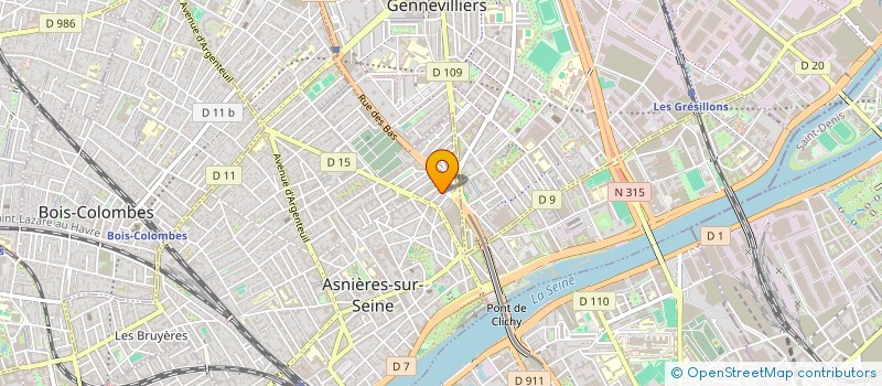 localisation de l'entreprise LA COMPAGNIE DES GUERTAU à ASNIERES-SUR-SEINE