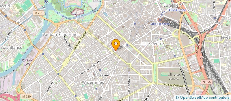 localisation de l'entreprise LA COMPAGNIE DES GUEUX LENTS à LILLE