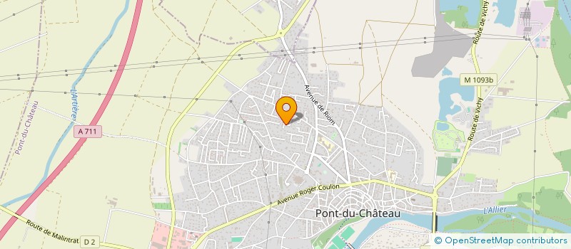 localisation de l'entreprise LA COMPAGNIE DES HOMMES DEBOUT  PONT-DU-CHATEAU