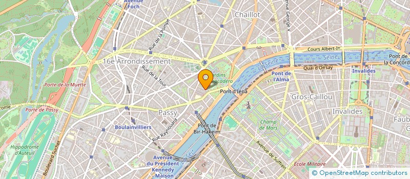 localisation de l'entreprise LA COMPAGNIE DES HOTELS DE MONTAGNE  PARIS