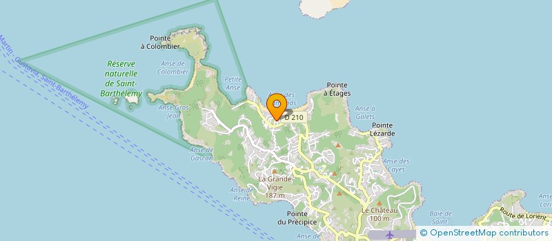 localisation de l'entreprise LA COMPAGNIE DES ILES DU NORD à SAINT BARTHELEMY