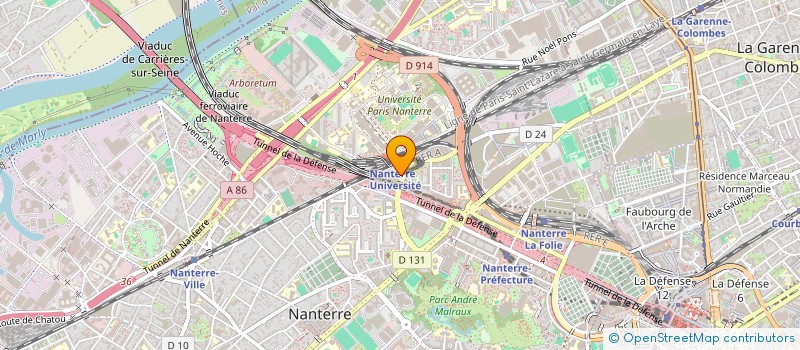 localisation de l'entreprise LA COMPAGNIE DES JEUX  NANTERRE