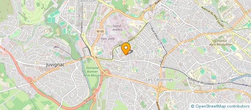 localisation de l'entreprise LA COMPAGNIE DES JOURS MEILLEURS à MONTPELLIER
