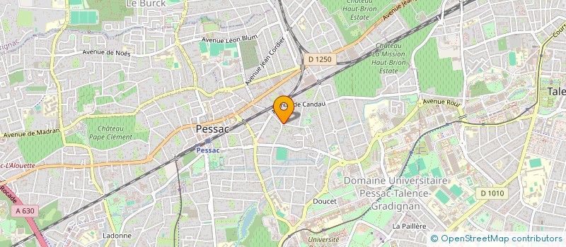 localisation de l'entreprise LA COMPAGNIE DES LIVRES à PESSAC