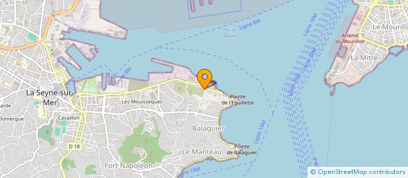 localisation de l'entreprise LA COMPAGNIE DES LOUPS à LA SEYNE-SUR-MER