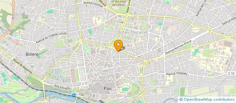 localisation de l'entreprise LA COMPAGNIE DES LOUPS à PAU