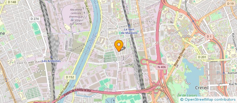 localisation de l'entreprise LA COMPAGNIE DES MAINS D'OEUVRE à ALFORTVILLE