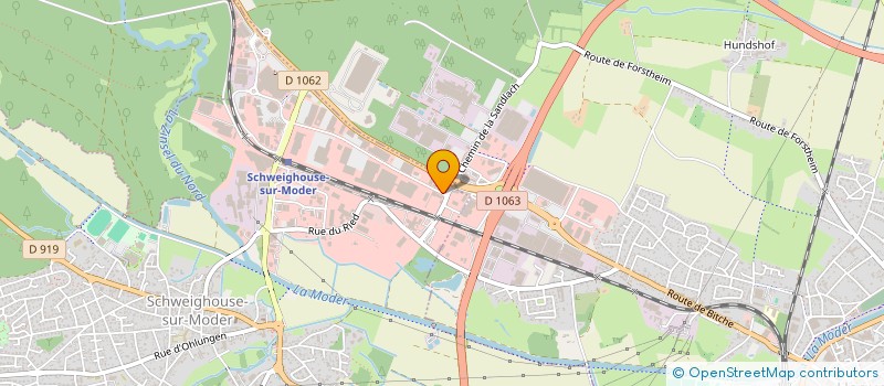 localisation de l'entreprise LA COMPAGNIE DES MANNELES à SCHWEIGHOUSE-SUR-MODER
