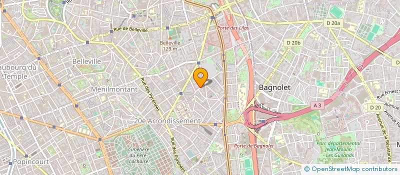 localisation de l'entreprise LA COMPAGNIE DES MENSONGEURS  PARIS