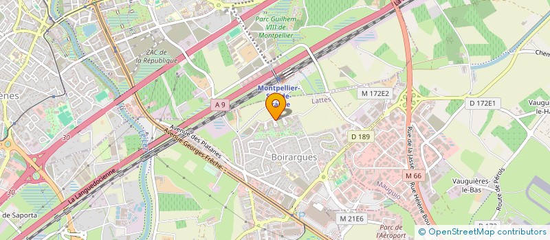 localisation de l'entreprise LA COMPAGNIE DES MILLE ET UNE à LATTES
