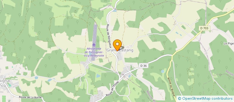 localisation de l'entreprise LA COMPAGNIE DES MOTS  MAUZAC-ET-GRAND-CASTANG