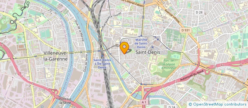 localisation de l'entreprise LA COMPAGNIE DES MOTS  SAINT-DENIS