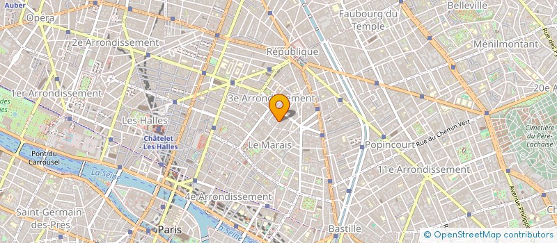 localisation de l'entreprise LA COMPAGNIE DES MUSEES MAUSA à PARIS