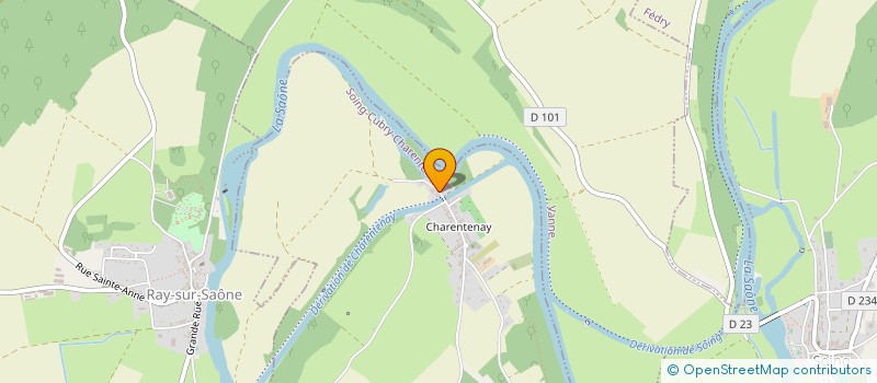 localisation de l'entreprise LA COMPAGNIE DES MUSES  SOING-CUBRY-CHARENTENAY