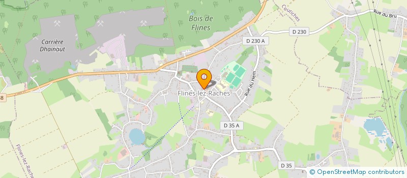 localisation de l'entreprise LA COMPAGNIE DES NOUNOUS  FLINES-LEZ-RACHES