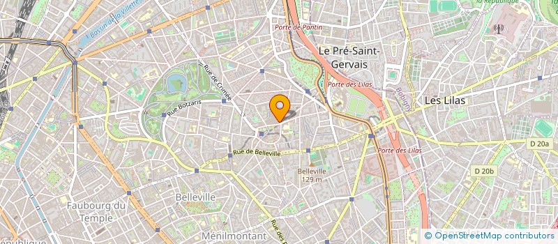 localisation de l'entreprise LA COMPAGNIE DES OISEAUX DE NUIT  PARIS