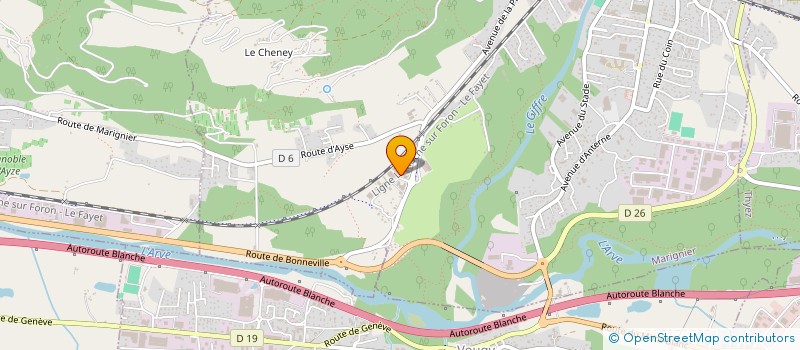localisation de l'entreprise LA COMPAGNIE DES OUTILS à MARIGNIER
