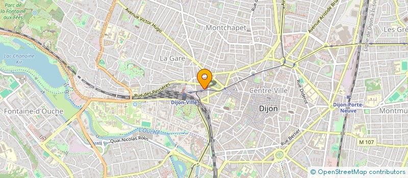 localisation de l'entreprise LA COMPAGNIE DES P'TITS LOUPS à DIJON