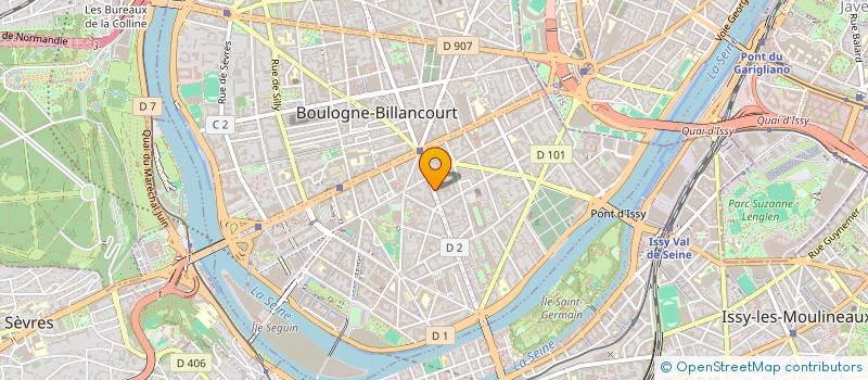 localisation de l'entreprise LA COMPAGNIE DES PANDAS à BOULOGNE-BILLANCOURT