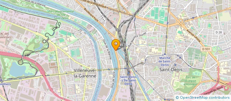 localisation de l'entreprise LA COMPAGNIE DES PAPILLONS DANS LE VENTRE  SAINT-DENIS