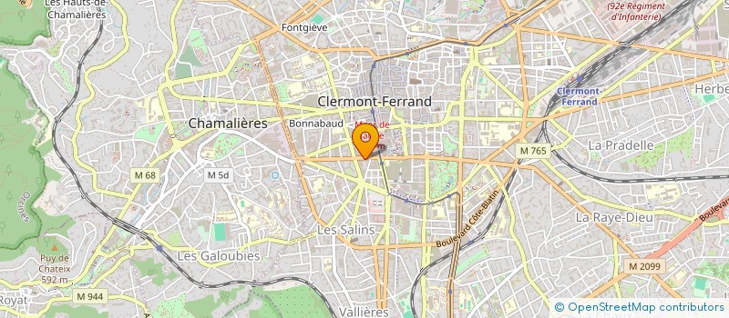 localisation de l'entreprise LA COMPAGNIE DES PARQUETEURS à CLERMONT-FERRAND