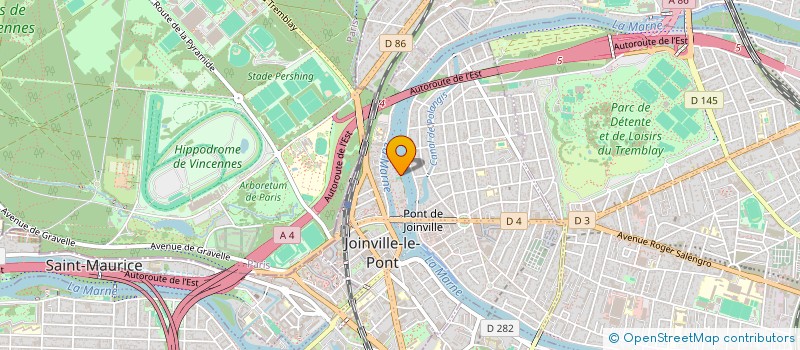 localisation de l'entreprise LA COMPAGNIE DES PAS  NOGENT-SUR-OISE