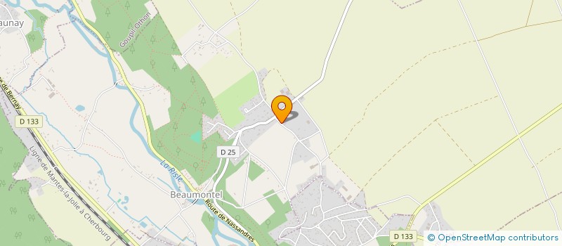 localisation de l'entreprise LA COMPAGNIE DES PETITS CHAMPS  BEAUMONTEL