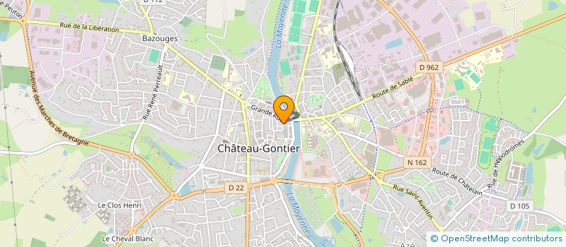 localisation de l'entreprise LA COMPAGNIE DES PETITS POQ à CHATEAU-GONTIER-SUR-MAYENNE