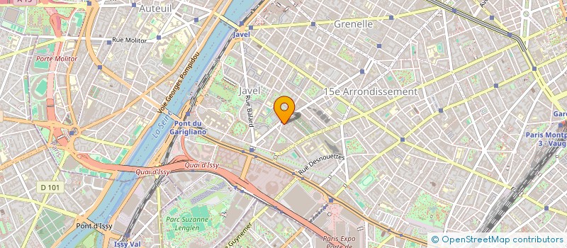 localisation de l'entreprise LA COMPAGNIE DES PLANTES DECORATION  PARIS